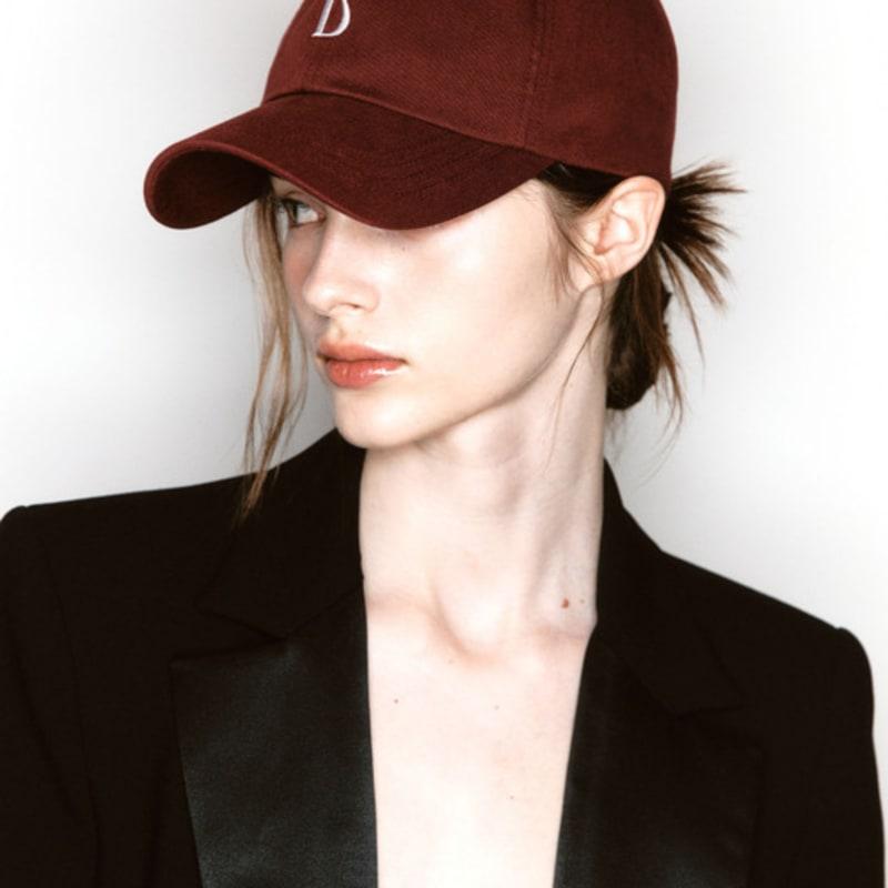 

BRIGHTEN B Logo Wine Burgundy Ball Cap Free