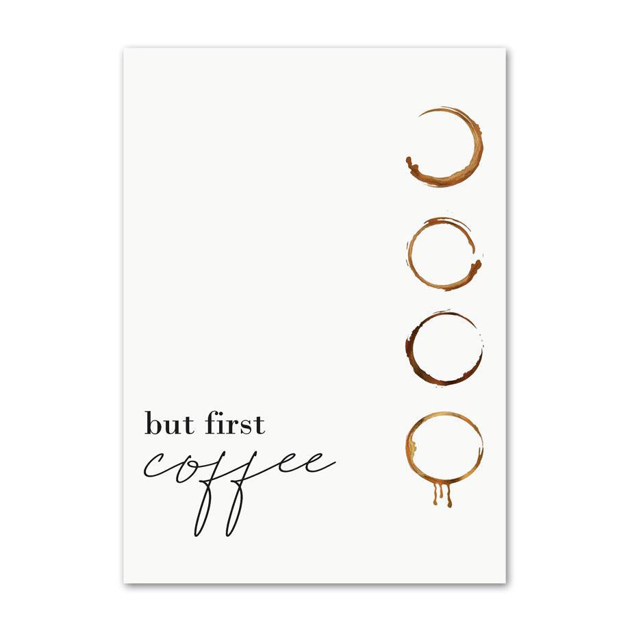 Nordic Food Coffee Beans Bean Grinder Modern Wall Art Canvas Painting Nordic Posters And Prints Wall Pictures Cafe Kitchen Decor
