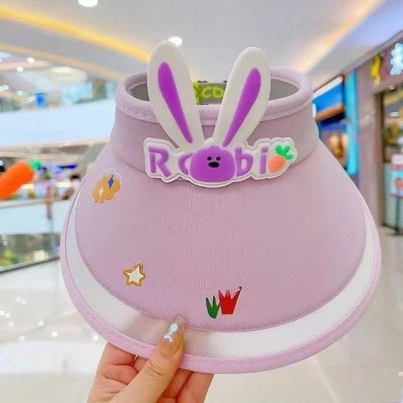 

Kids Cartoon Rabbit Sun Hat with Fan