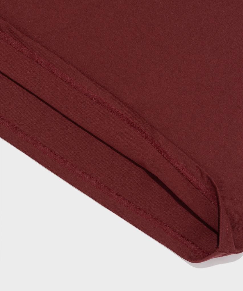 BERNI [Berni X Roa] With Logo Short Sleeve T-Shirt (Wine)
