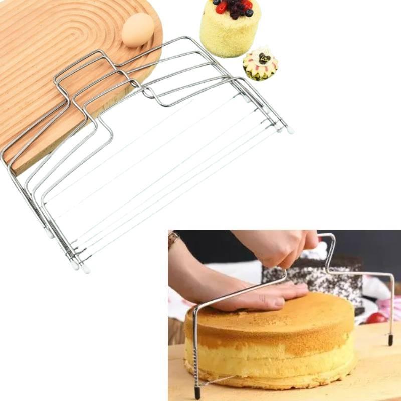 Cake Slicer Bread Cutter Wire Line Cutting Kitchen Decor Baking Leveller Tool