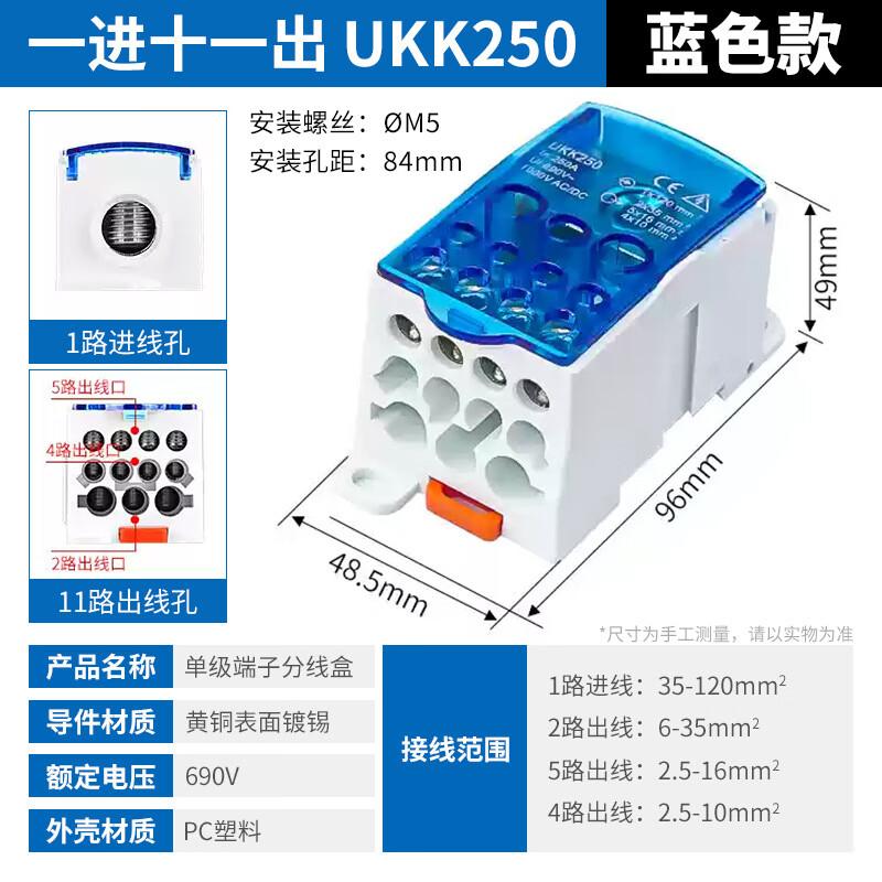 

Xuanzhizhun Rail-Mounted Power Distribution Terminal Block CN plug (adapter included)
