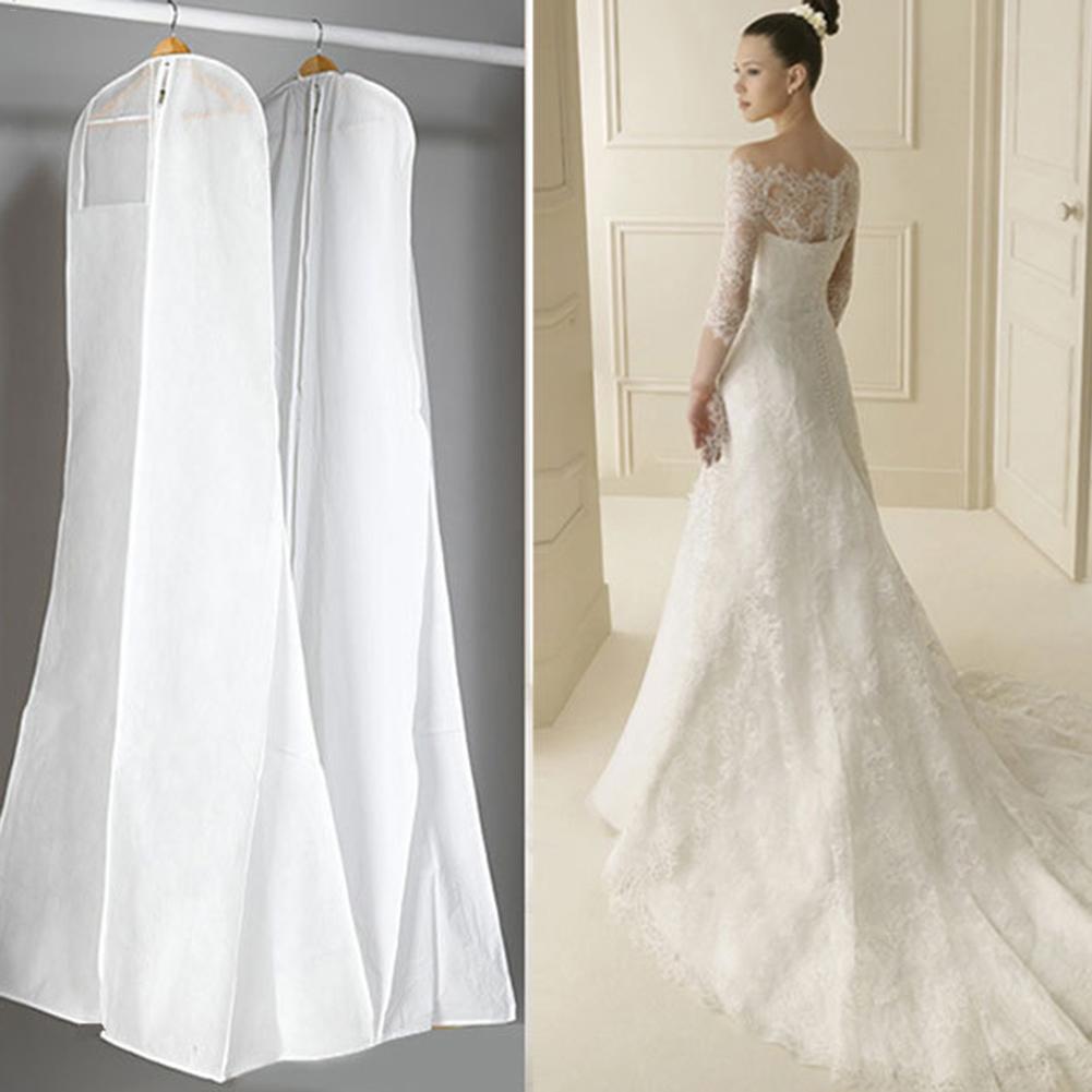 Extra Large Garment Bridal Gown Long Clothes Protector Case Non-woven FabricWedding Dress Dustproof Covers Storage Bag