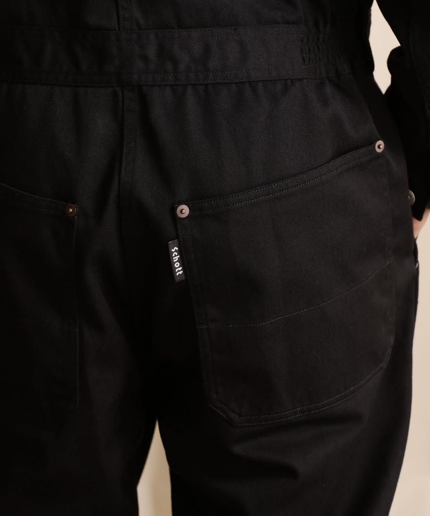 Schott TC Workwear Größe Overall, Herren, L, 010, Schwarz, 782-5910005