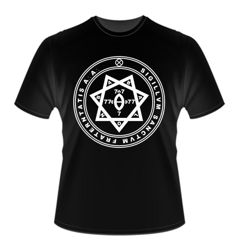 26 Sigillum Sanctum Fraternitatis - T-Shirt black  Aleister Crowley Varg Vikernes Unisex T-Shirt M