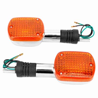 Un par de luces indicadoras de señal de giro para motocicleta Honda de 8 mm