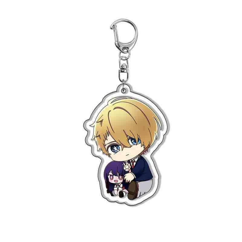No Ko Oshi Hoshino Ai Akuamarin High Transparency Acrylic Keychain Gift Pendants