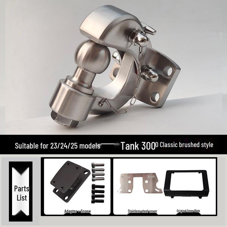 Premium 304 Stainless Steel Tow Hook for Tank 300, Patrol Cruiser, Land Cruiser, and Universal Rogue