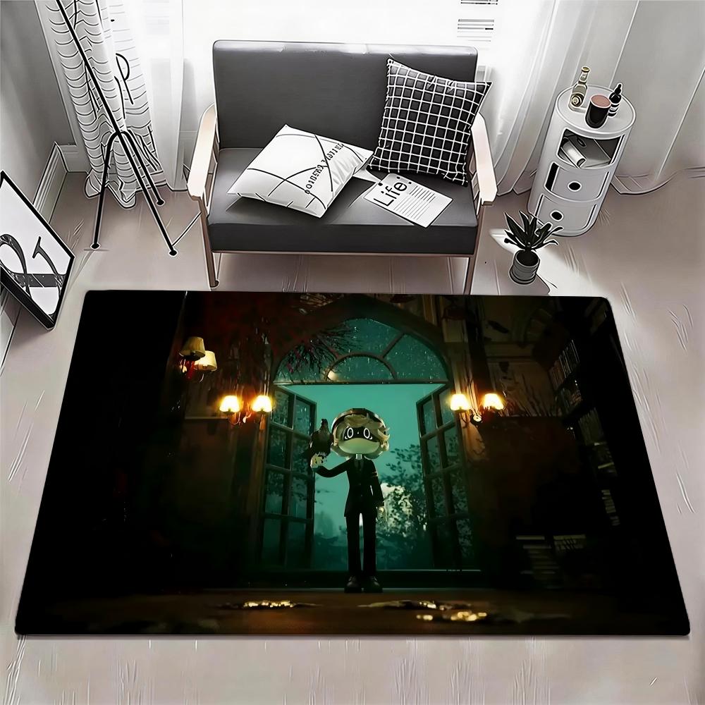 M Murder Drones Floor Mat Eco Flannel Doormat Non Slip Odorless Indoor Floor Rug Soft Short Plush Home Mat