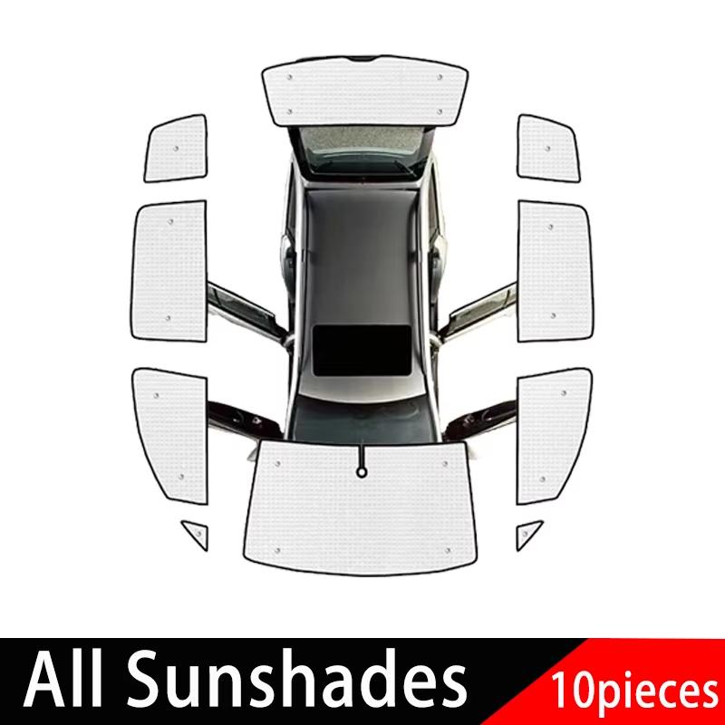 Vollständige Abdeckung Sonnenschutz für Volkswagen VW Touran Zubehör 2003~2015 MK1 1T Fenster Windschutzscheiben UV-Schutz Auto Zubehör