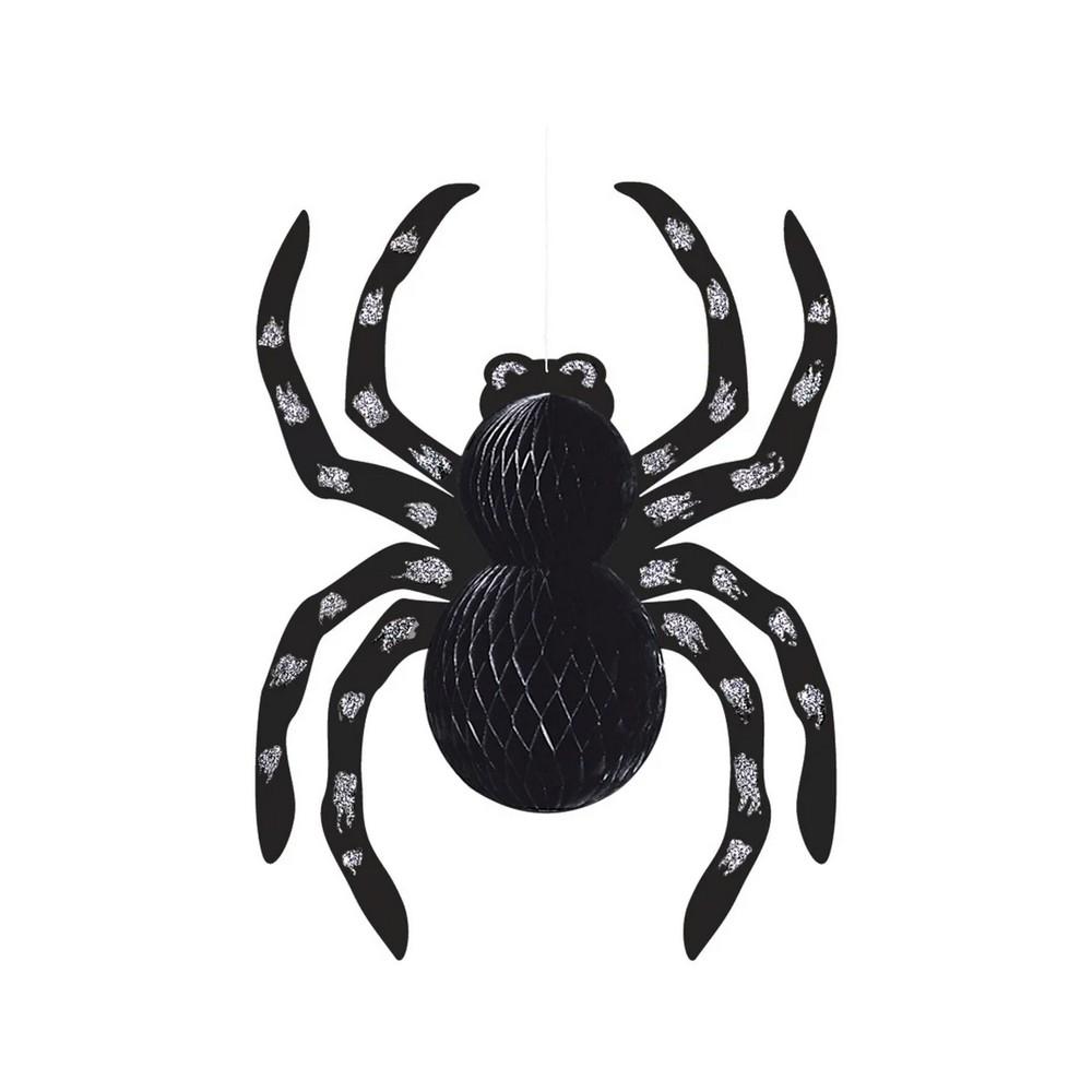 Unique Party Glitter Spider Halloween Hanging Decoration
