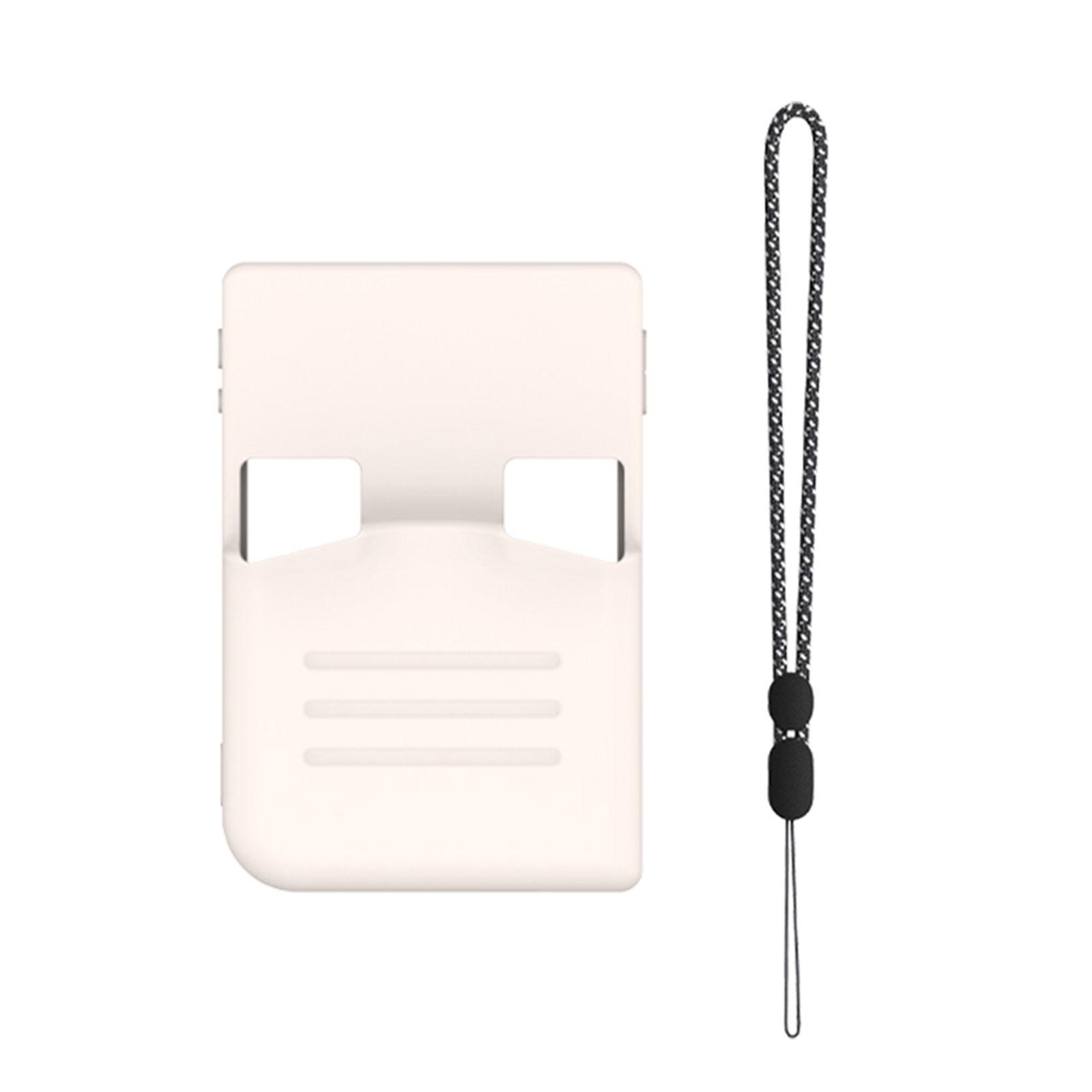 

Защитный чехол для RG40XXV, защитный чехол, устойчивый к царапинам, силиконовый чехол для игровой консоли, чехол для геймпада со шнурком бежевый