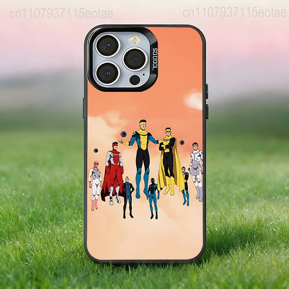 Adult animation l-Invincible  Phone Case For iPhone 17,16,15,14,13,12,11,Pro,Max,Plus,E,Air,Mini Anti Fall Black  Bumper