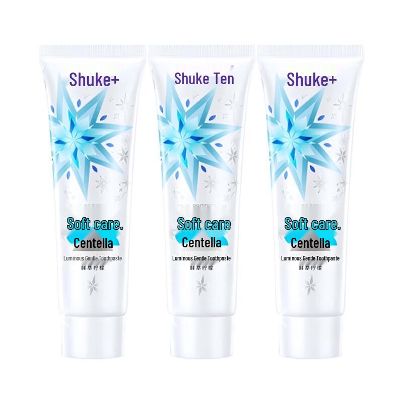 Shuke Centella Asiatica Gentle Care Toothpaste 3-Pack