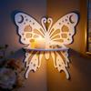 Schwebendes wandmontiertes Regal Ausgeschnittenes Wanddekor Schmetterling Wand-Eckregal Wand Ecke
