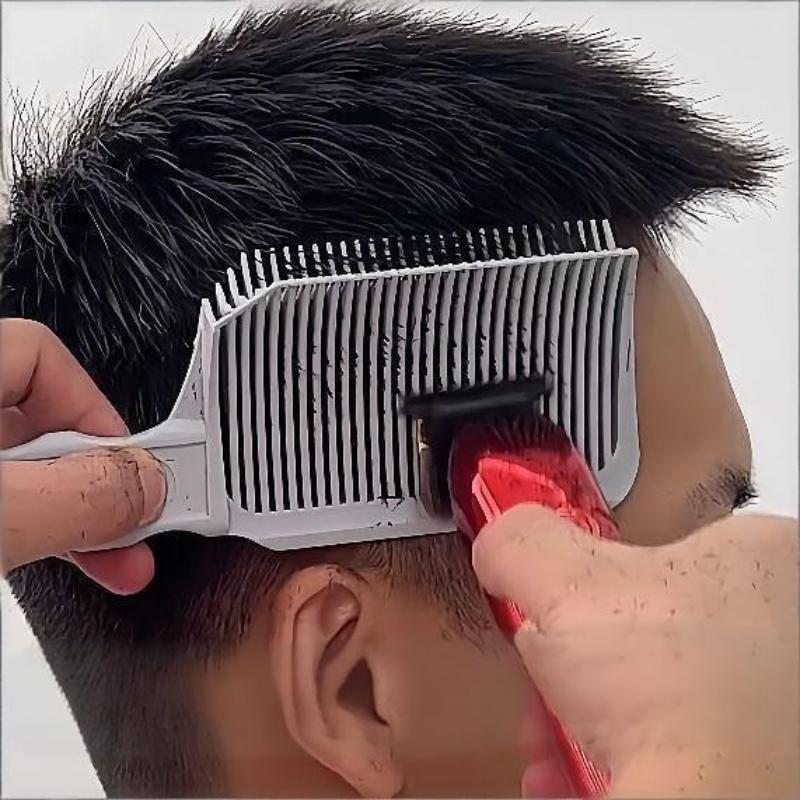 Hair Cutting Comb Professional Barber Flat Top Comb Durable Anti-Static for Men Women Home Salon Hair Trim 1Pcs