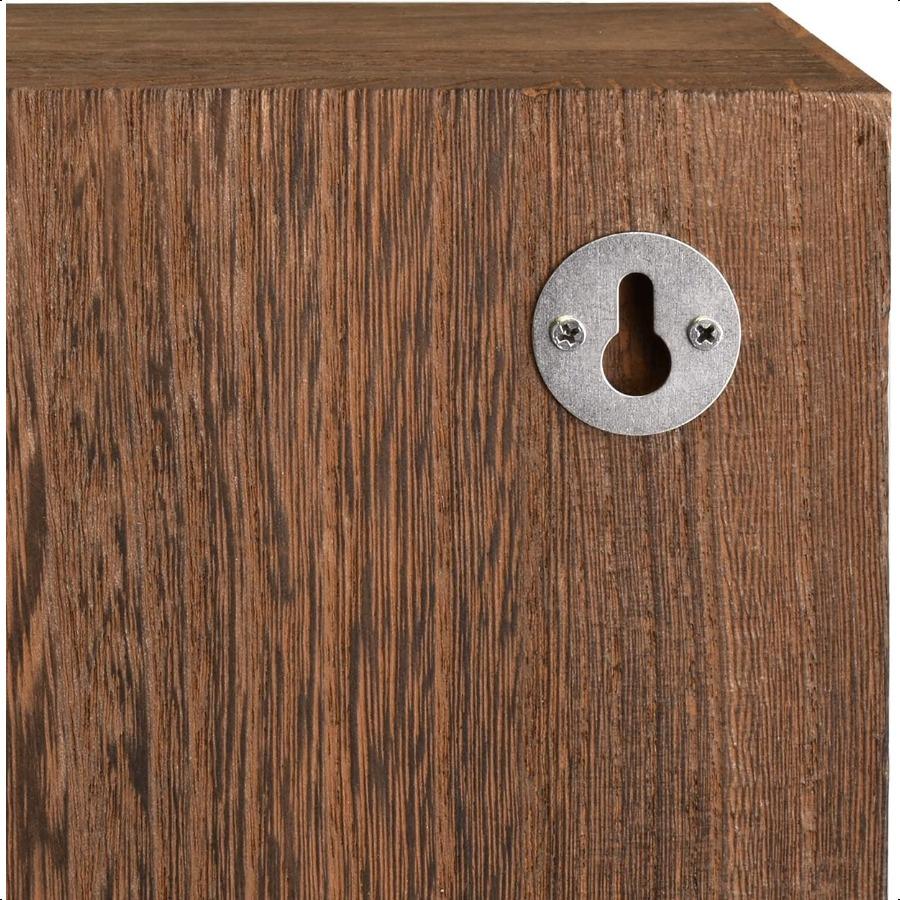 Wooden WallMounted Display Shelves Rack for CollectiblesFiguresShot Glasses Spice Can Cosmetics or Perfume5 Adjustable Height S