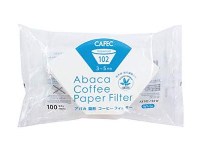 Sanyo Sangyo Abaka Koffiefilter 102 voor 3-5 kopjes 100 stuks AB102-100W 4-pak