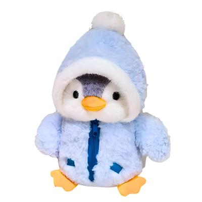 Miaomyao Peluş Oyuncak, Kabarık Penguen, Yatıştırıcı Ürün, Çocuklar ve Yetişkinler için Doğum Günü Hediyesi, 25cm (mavi)