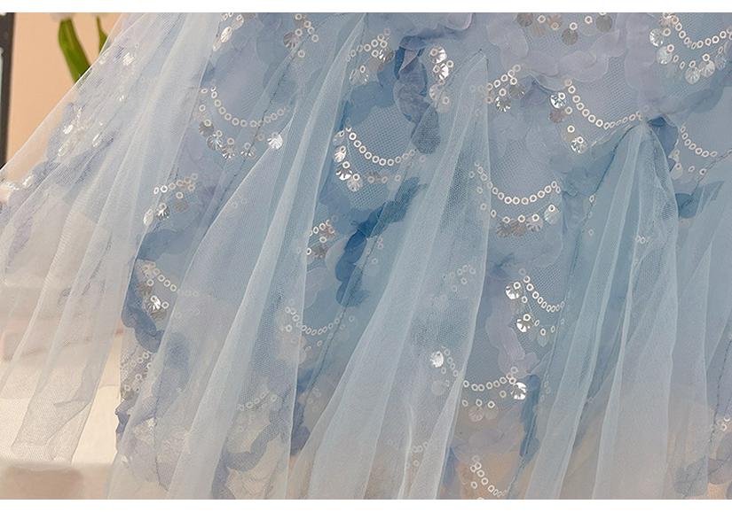 Mermaid Princess Sequin Dress for Girls - European and American Style