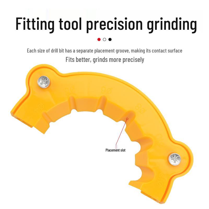 Angle Grinder Drill Bit Sharpener: Auxiliary Tool for Edge Grinding and Polishing