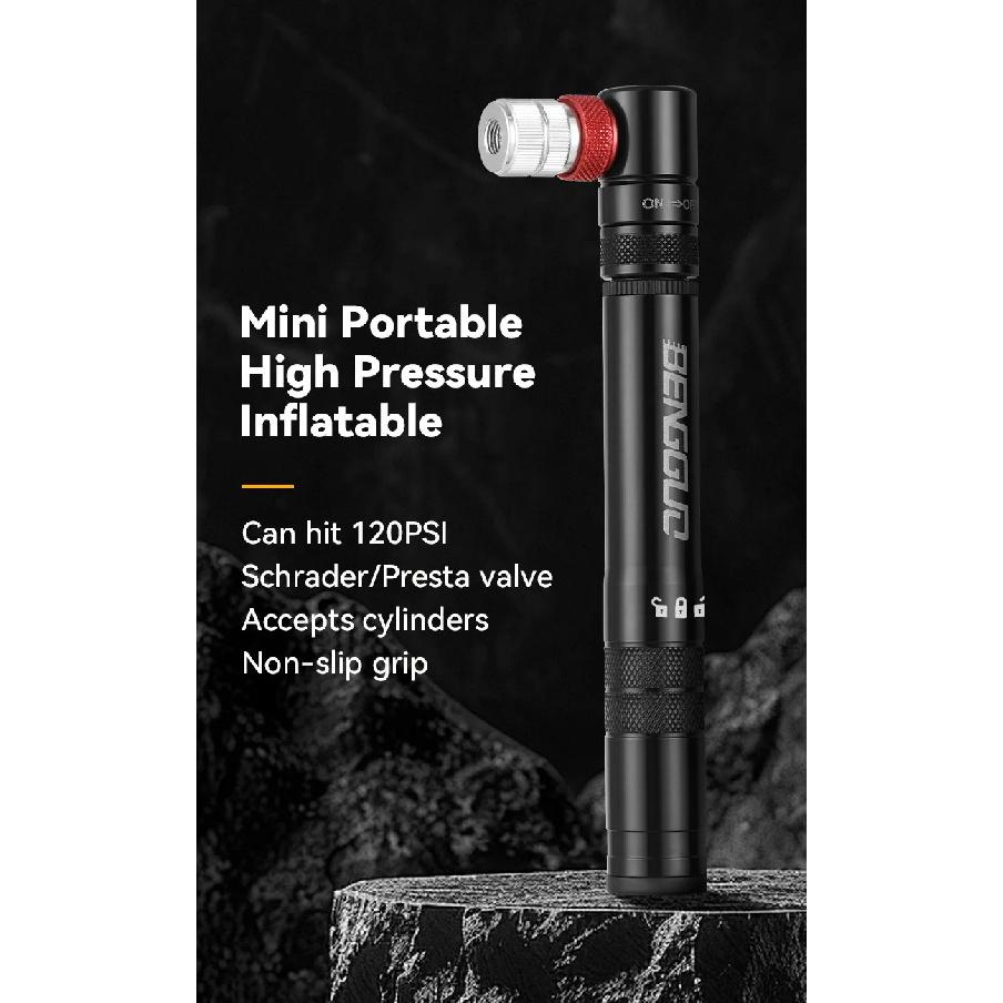 Bicycle Portable Mini Pump, Suitable for Both American and French Multifunctional Pumps