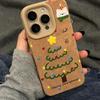 Dachshund Christmas Tree Suitable for Apple 17Pro New 15 Flip Fur iPhon16promax Anti-drop Large Hole Shell
