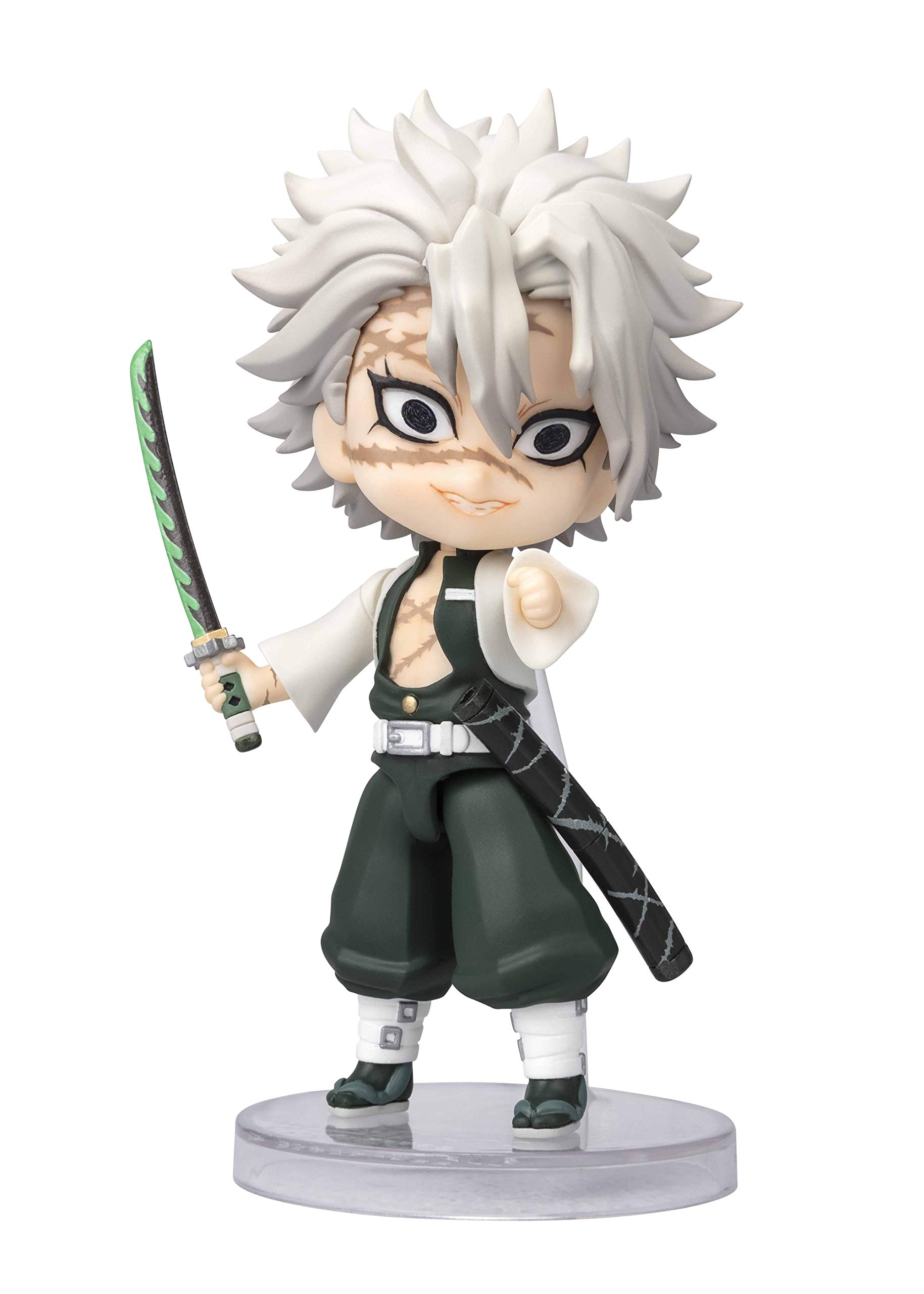 

TAMASHII NATIONS Фигурки мини-убийца демонов: Клинок, рассекающий демонов - Санеми Шинадзугава, примерно 90 мм, раскрашенная экшн-фигурка из ПВХ/АБС, 197422