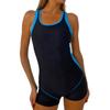 New Sports Vest Racing Swimsuit One-piece Boxers European and American Swimwear