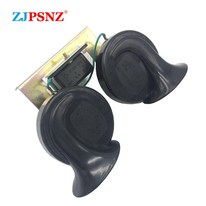 12V 24V Car Snail Horn With Relay Metal Bracket High/Low Dual-Tone Sound Electric Horn Kits Waterproof For Truck Auto Motorcycle