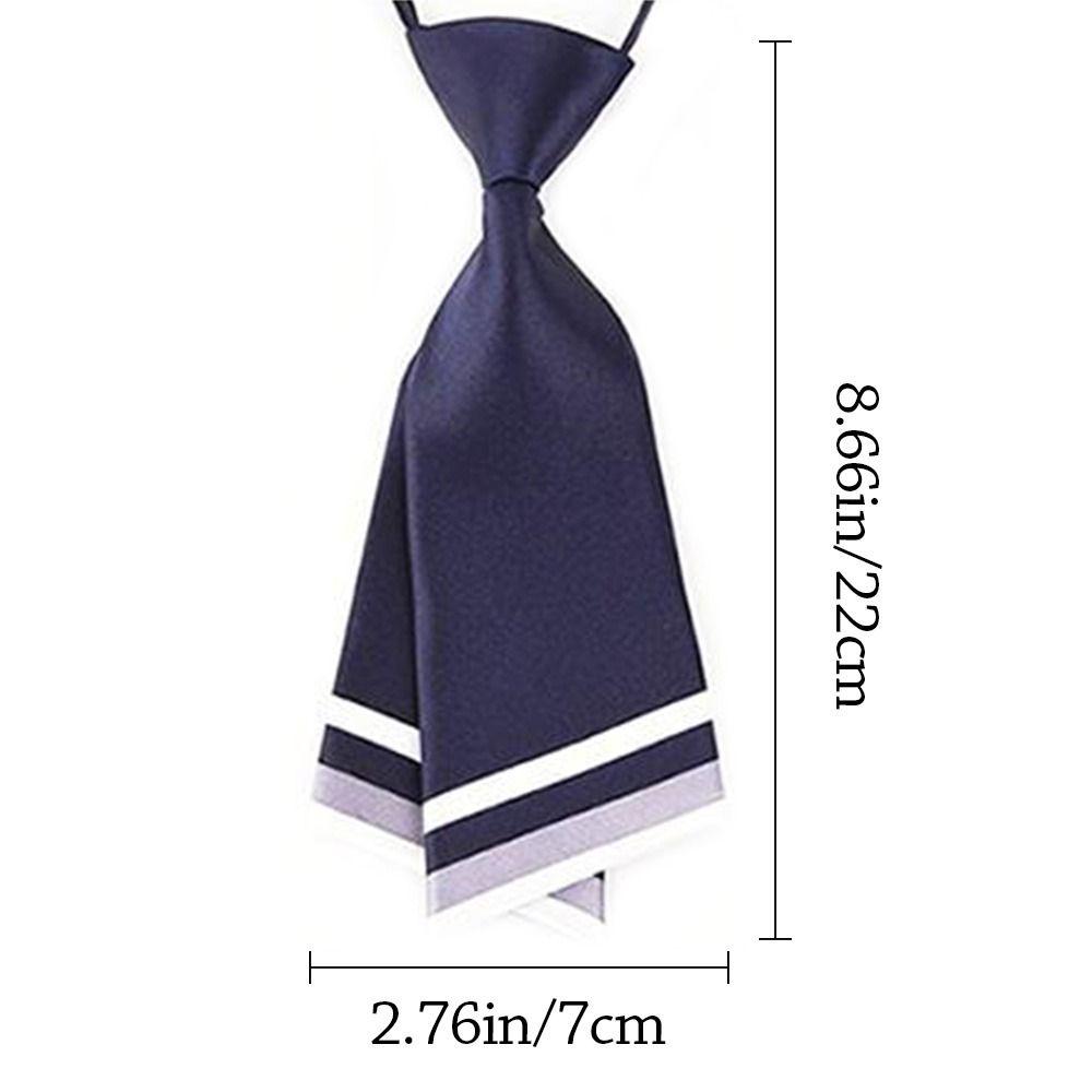 Solid Color Bow Knot Tie Bow Knot Cravat Fashion Necktie School Uniform