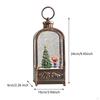 Christmas Music Box Fireplace Lantern Gift Nightlight Xmas Decor for Indoor Outdoor