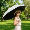 Windproof Sunshade Umbrella Folding Rain Umbrella Minimalist Hand Operated Parasol  Travel