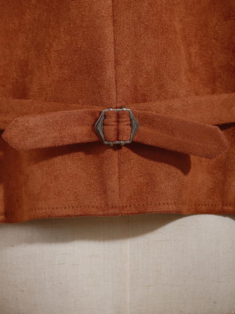 Boys Medieval Prince Waistcoat Victorian Vintage Gothic Steampunk Double Breasted Vest Halloween Cosplay Costume