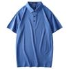 Export Original Tail Single Cut Label Mercerized Cotton Short Sleeve T-Shirt Men's Summer Polo Shirt Trendy Export Menswear T-shirt Tops