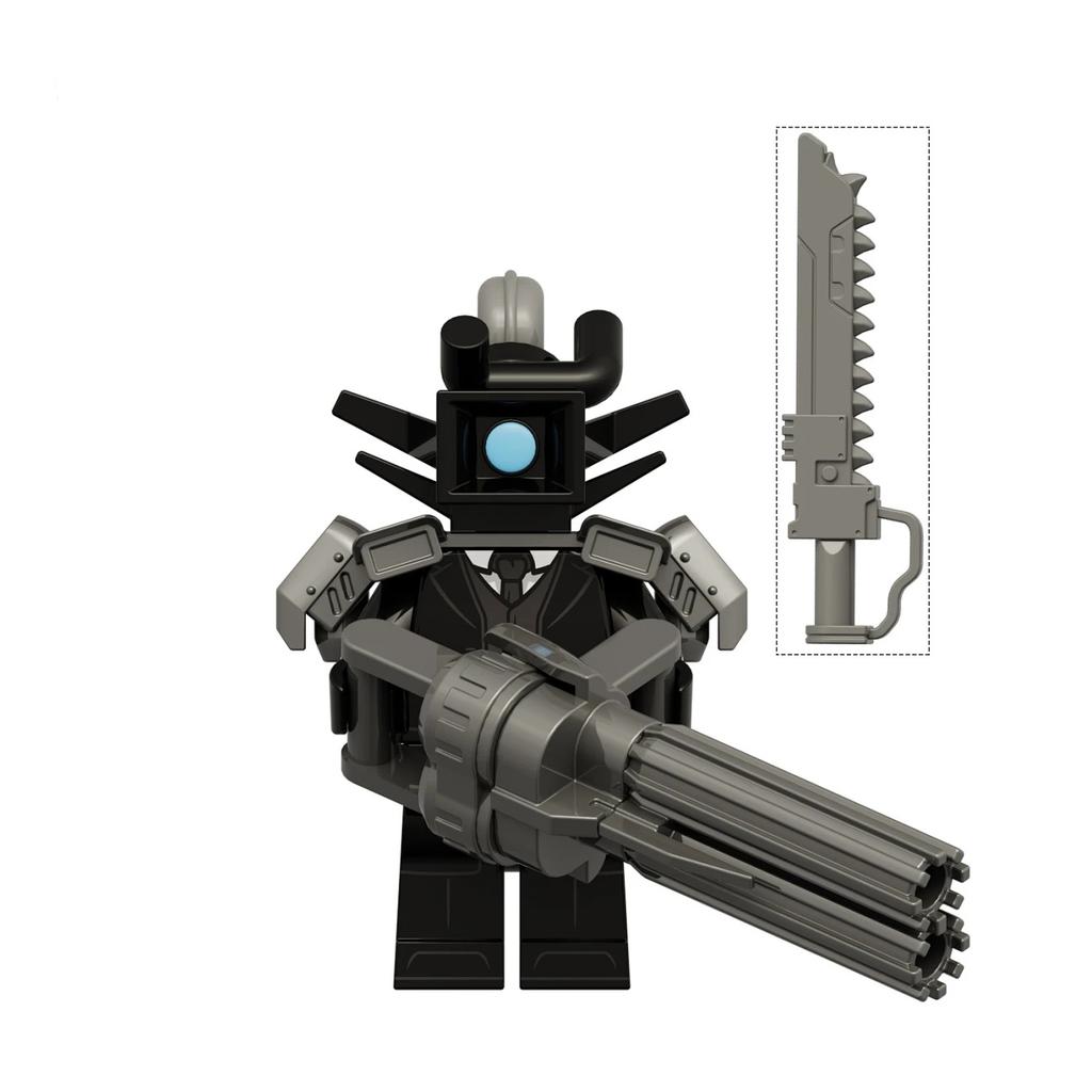 TV Man Toilet Man Building Block Minifigure Toy