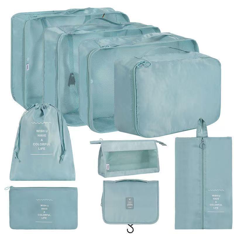 7-Piece Travel Storage Bag Set for Clothes and Underwear