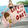 Yoshitomo Nara Dream Doll Vintage Microfiber Beach Towel Absorbent Quick Dry Soft Yoga Swimming Resort Mountain Climbing Towel