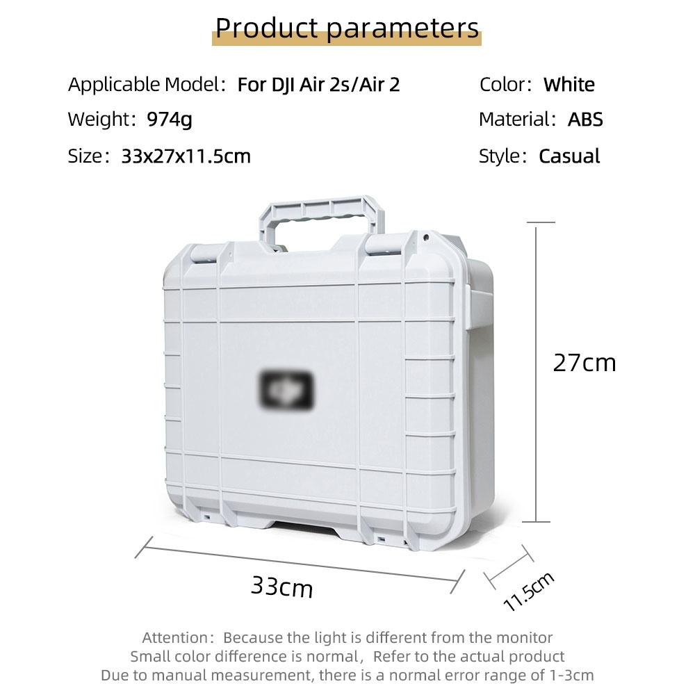 Explosion-Proof Suitcase With Strap for DJI Air 2S Travel Box Storage Bag for DJI Mavic Air 2 Drone Accessories