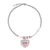 Pop Star Cubic Heart Bead Surgical Necklace