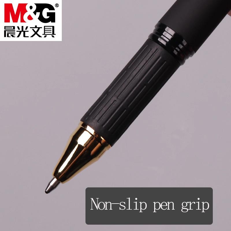 M&G Coarse Tip Gel Pen 1.0mm, smooth writing, interchangeable refills, flexible lacquer barrel, suitable for students and of