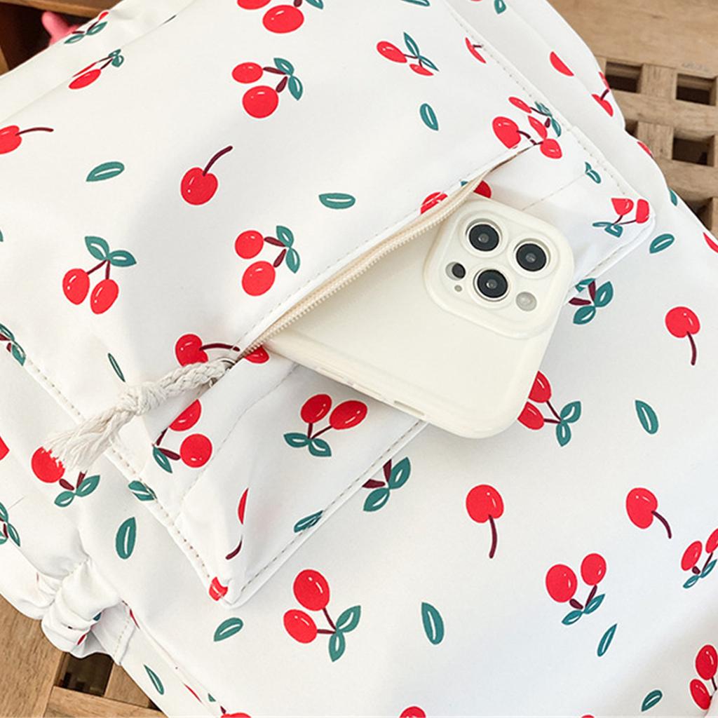 Practical Japanese Fruit Design Backpack for Shopping and Outdoor Activities
