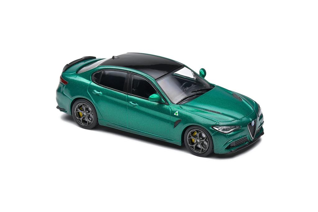 Solido Alfa Romeo Giulia Quadrifoglio 2016 Grønn Solido GIULIA QUADRIFOGLIO 1/43 [Vare]