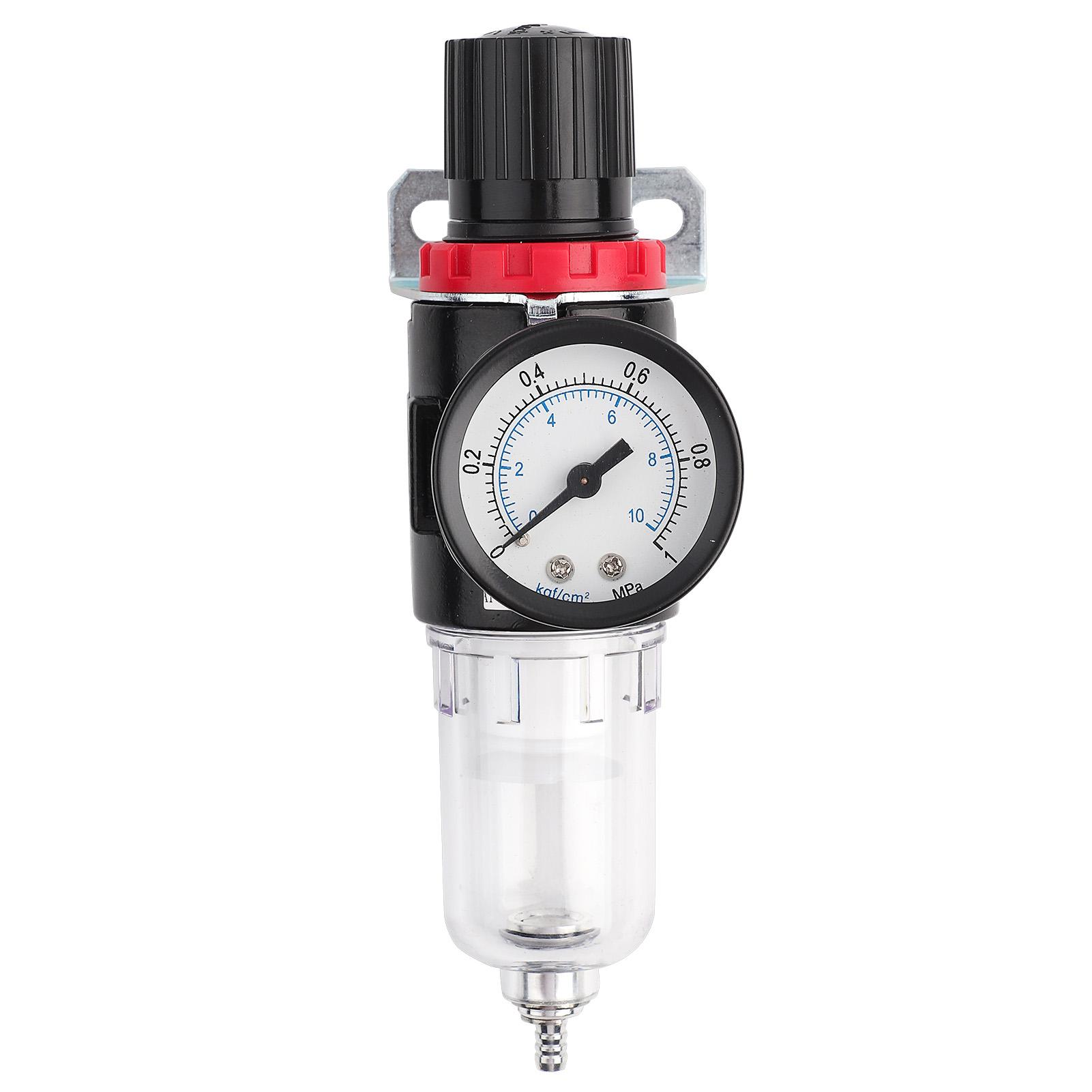 

14in AFR2000 OilWater Separator Compressed Air Filter Air Source Treatment with Pressure Gauge