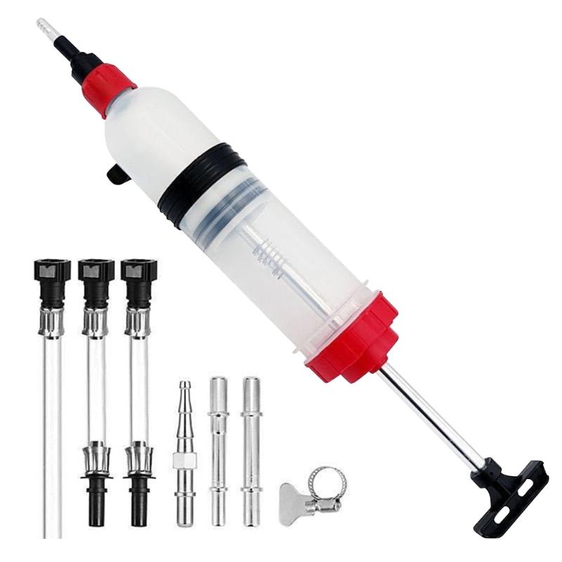 Professional Manual Oil Extractor 1500ml Capacity Universal Automotive Fluid Transfer Solution Fluid Extractor Tool