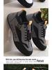 Brand 2025 Men's Waterproof Leather Sneakers - Versatile Casual Travel Shoes for Spring and Autumn
