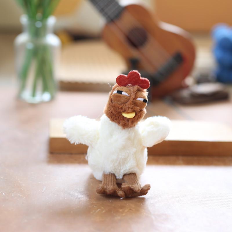 Cute Bubblechicken Plush Keychain With Soft Short Pile For Bag Decoration And Gifts