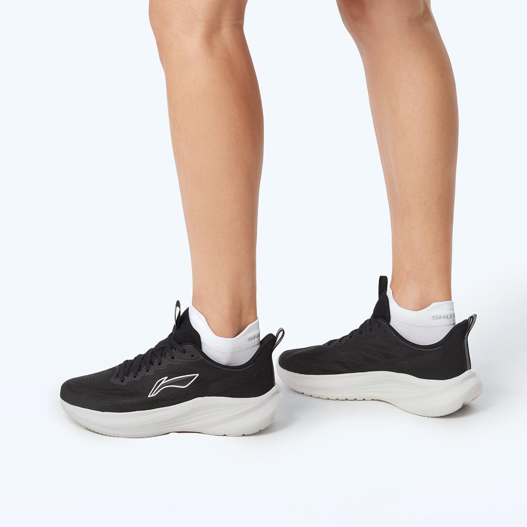 Li Ning Light Breeze Low Top Casual Long Distance Running Sprint Running Shoes Men's Black ARSV107-4