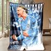 Erling Haaland Theme Blanket Soft Flannel Blanket Plush Throw Blanket Cozy Sofa Bed Blanket for Home Decor