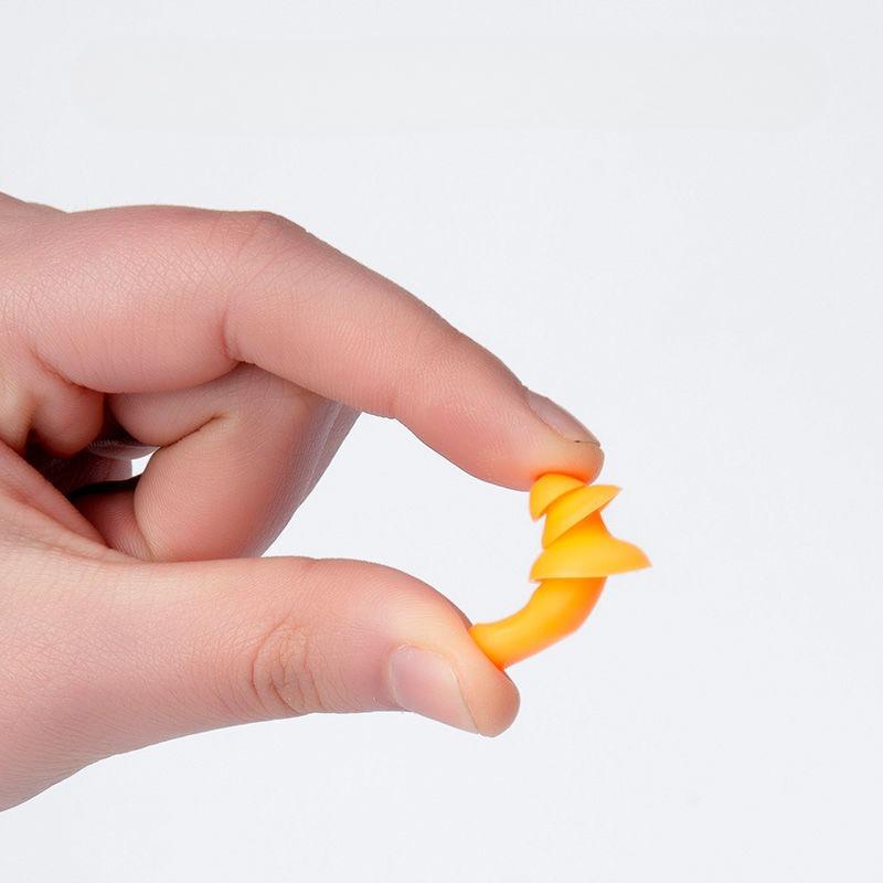 1PC Industrial Anti-noise Working Sleep Artifact Mechanical Noise Reduction Silicone Factory Special Anti-noise Sound Insulation Earplugs with Wire